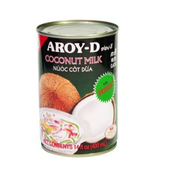 Crema vegetala din cocos 400 ml pentru deserturi ,,continut de cocos 60%, AROY-D