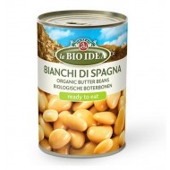 Bio Fasole alba mare la conserva "Bianchi di Spagnia" 400g Bio Idea Bio Fasole alba mare la conserva "Bianchi di Spagnia" 400g Bio Idea