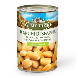 Bio Fasole alba mare la conserva "Bianchi di Spagnia" 400g Bio Idea Bio Fasole alba mare la conserva "Bianchi di Spagnia" 400g Bio Idea