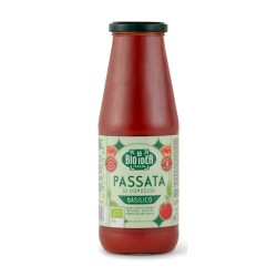 Bio PASSATA din pulpa de rosii cu busuioc 680g Bio Idea Bio PASSATA din pulpa de rosii cu busuioc 680g Bio Idea