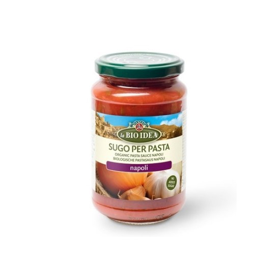Bio Sos vegetarian pentru paste NAPOLI 340g ,,fara zahar'' Bio Idea Bio Sos vegetarian pentru paste NAPOLI 340g ,,fara zahar'' Bio Idea