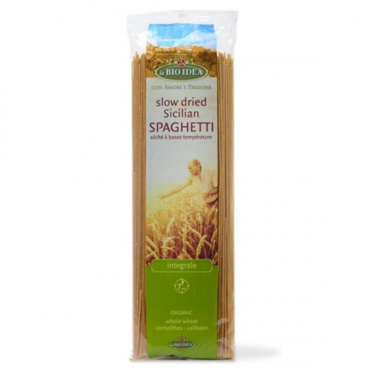 Bio Spaghetti din grau integral Sicilian 500g Bio Idea