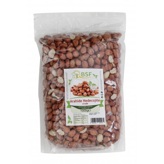 Arahide Argentiniene nedecojite crude (rosii) 1kg 