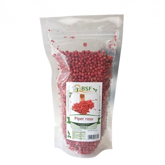 Piper Rosu Boabe 100g Piper Rosu Boabe 100g