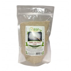 Sare Celtica fina pura, nerafinata, fara adaos de iod 500g Sare Celtica fina pura, nerafinata, fara adaos de iod 500g