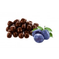 Praline din ciocolata amaruie umplute cu prune 200g Praline din ciocolata amaruie umplute cu prune 200g