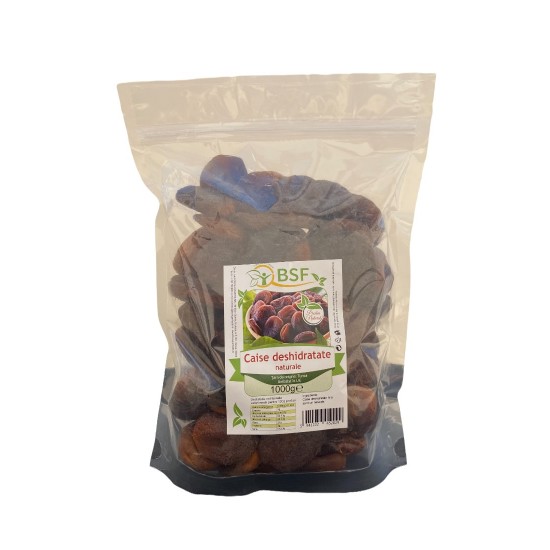 Caise deshidratate natur, fara sulfiti 1 kg