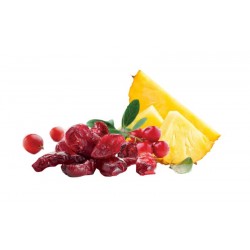 Merisoare fara zahar infuzate cu suc de ananas 1kg Merisoare fara zahar infuzate cu suc de ananas 1kg