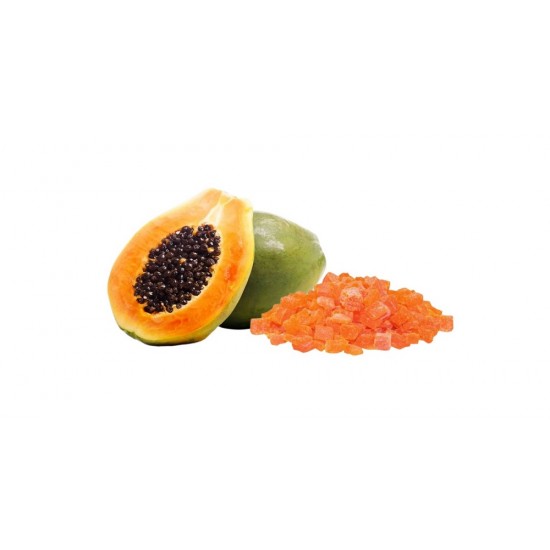 Papaya confiata cuburi 200g