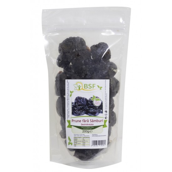 Prune deshidratate fara samburi ,,fara zahar'' 200g