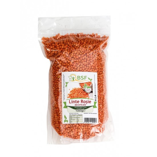 Linte rosie decorticata 1kg