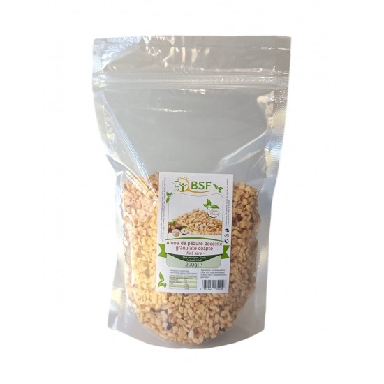 Alune de padure decojite granulate coapte,, fara sare'' 200g