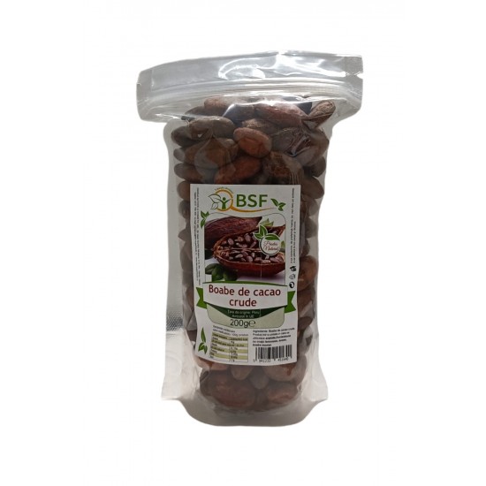 Boabe de cacao crude  200g