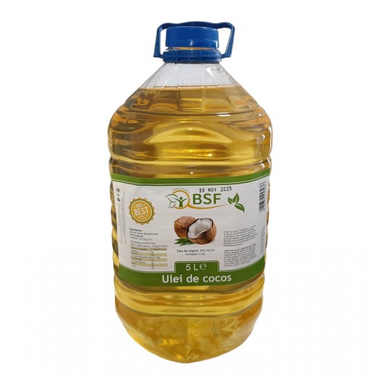 Ulei de cocos 5 L - 24 lei / L Ulei de cocos 5 L - 24 lei / L