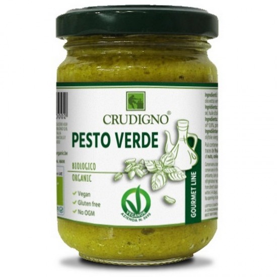 Bio Pesto verde 130g Crudigno