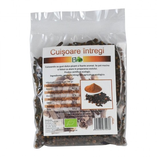 Bio Cuisoare intregi 100g