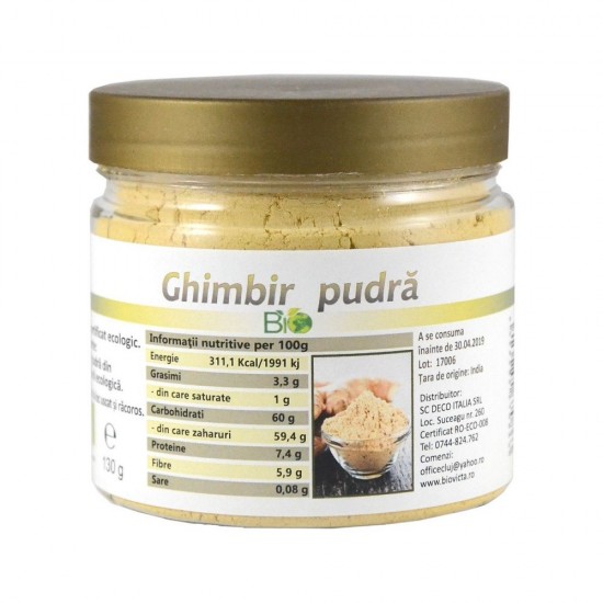 Bio ghimbir pudra 130g