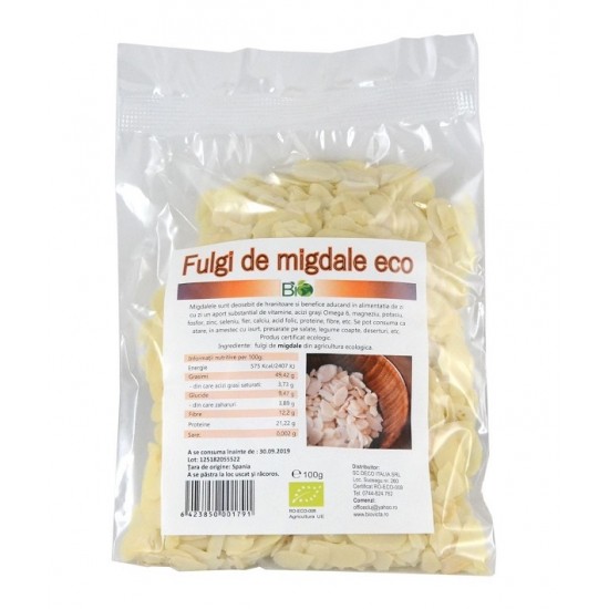 Bio Fulgi migdale 100g