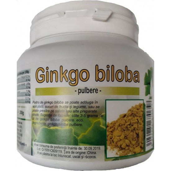 Ginkgo Biloba pulbere 200g