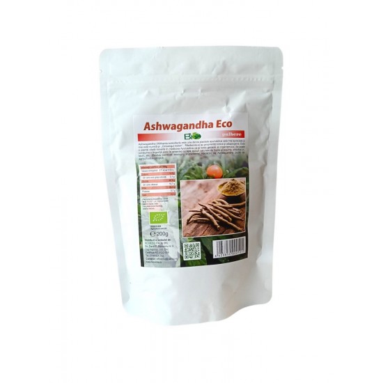 Bio Ashwagandha Pulbere 200g ,,Ginseng Indian’’ Bio Ashwagandha Pulbere 200g ,,Ginseng Indian’’