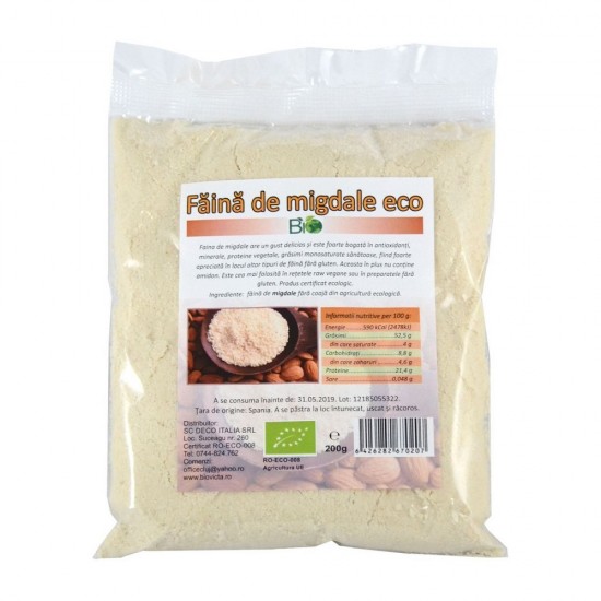 Bio faina de migdale 200g