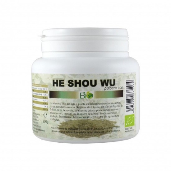 Bio HE SHOU WU ( FO-TI ) pulbere 200g