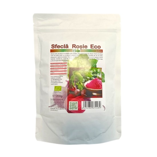 Bio Sfecla Rosie Pulbere 200g Bio Sfecla Rosie Pulbere 200g