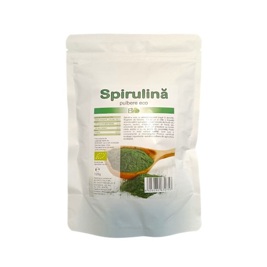 Bio Spirulină pulbere 125g Bio Spirulină pulbere 125g