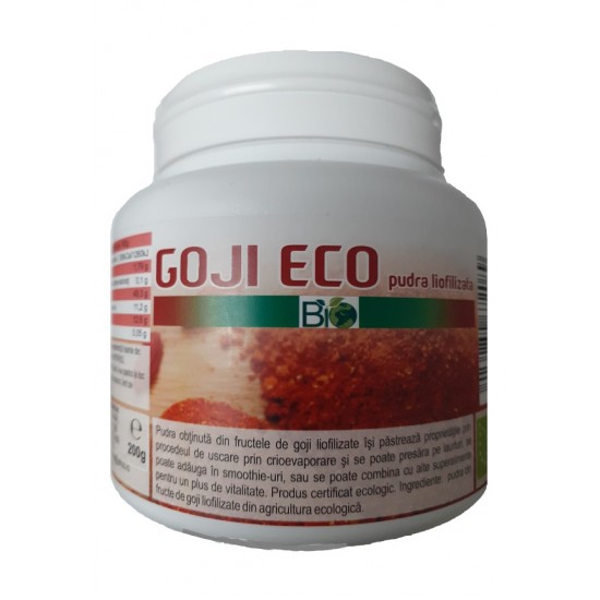 Bio Goji pulbere liofilizata 200g