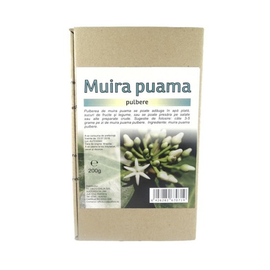 Muira Puama pulbere 200g