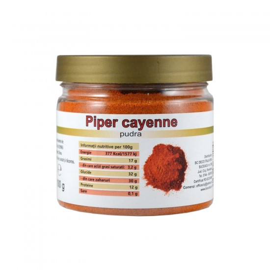 Piper Cayenne Pudra 100g 