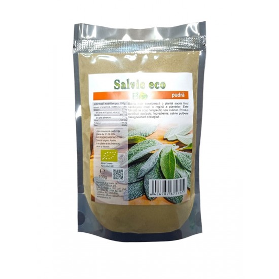Bio Salvie pudra 100g Bio Salvie pudra 100g