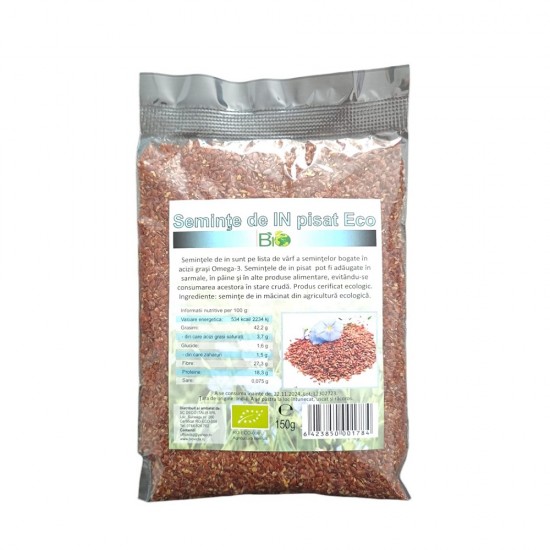 Bio seminte in crupe (pisate) 150g 