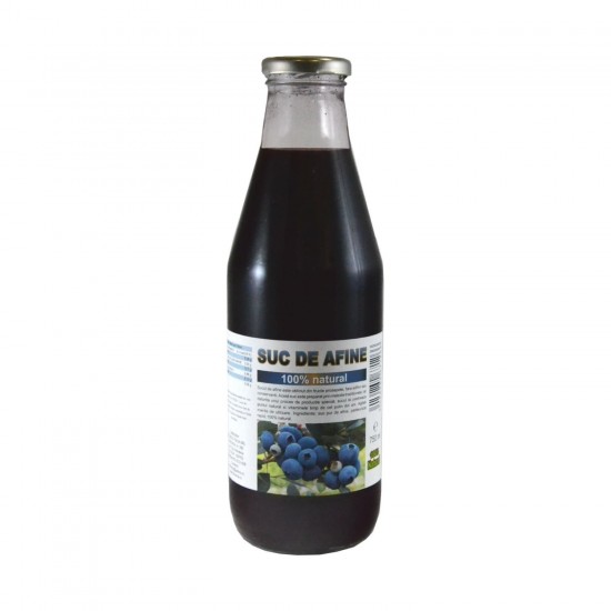 Suc de afine 750ml ,,fara zahar'' 100% natural