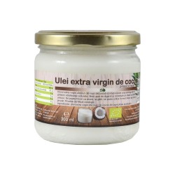 Bio Ulei de cocos extravirgin presat la rece 300ml Bio Ulei de cocos extravirgin presat la rece 300ml