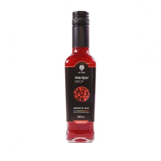 Sirop de merisoare - presat la rece 250 ml Sirop de merisoare - presat la rece 250 ml