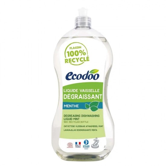 Bio Detergent lichid pentru vase ultradegresant cu otet si menta1L Bio Detergent lichid pentru vase ultradegresant cu otet si menta1L