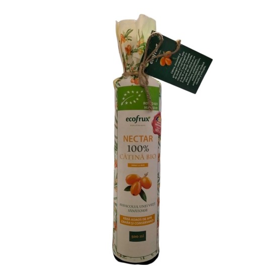 Bio Nectar de catina fara adaos de apa, zahar si conservanti 500ml Bio Nectar de catina fara adaos de apa, zahar si conservanti 500ml