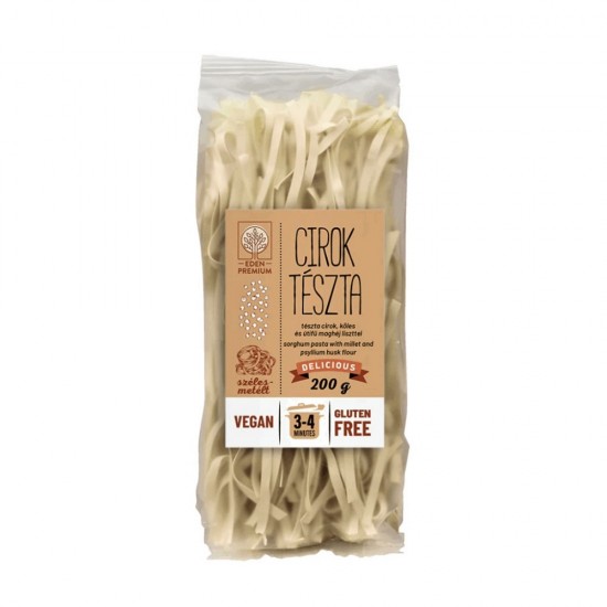 Taietei din sorg si faina de mei FARA GLUTEN Easy Pasta 200g Eden Premium Taietei din sorg si faina de mei FARA GLUTEN Easy Pasta 200g Eden Premium