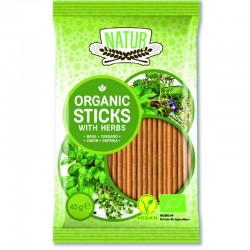 Bio Sticksuri Vegane din alac cu ierburi 45g Natur Bio Sticksuri Vegane din alac cu ierburi 45g Natur