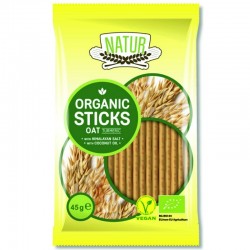 Bio Sticksuri Vegane din ovaz cu turmeric 45g Natur Bio Sticksuri Vegane din ovaz cu turmeric 45g Natur