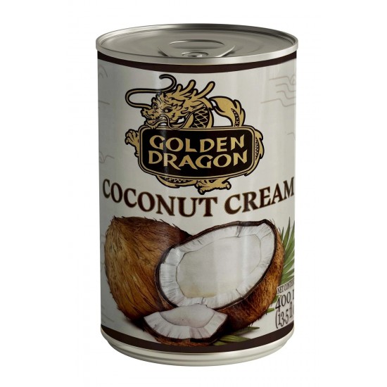 Crema din cocos 400ml - continut de cocos 85% GOLDEN DRAGON Crema din cocos 400ml - continut de cocos 85% GOLDEN DRAGON