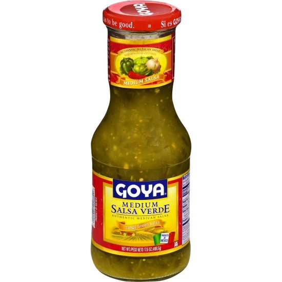 Salsa verde mediu iute 500g Goya Salsa verde mediu iute 500g Goya