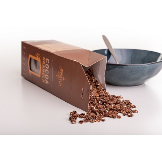 Granola cu cacao 320g ,,fără zahar, fără gluten” 