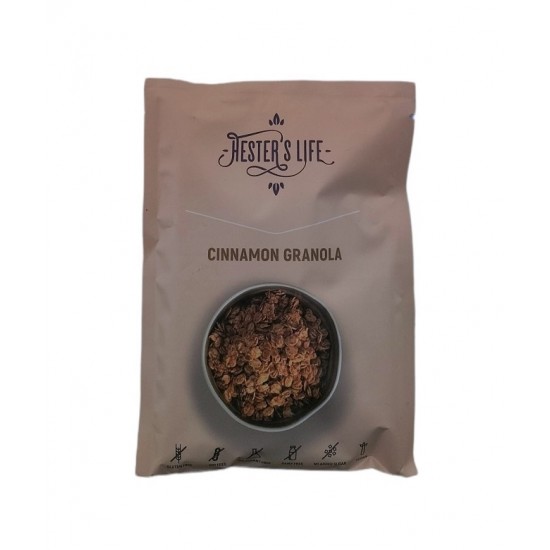 Granola cu scorțișoară 60g ,,fără zahar, fără gluten”