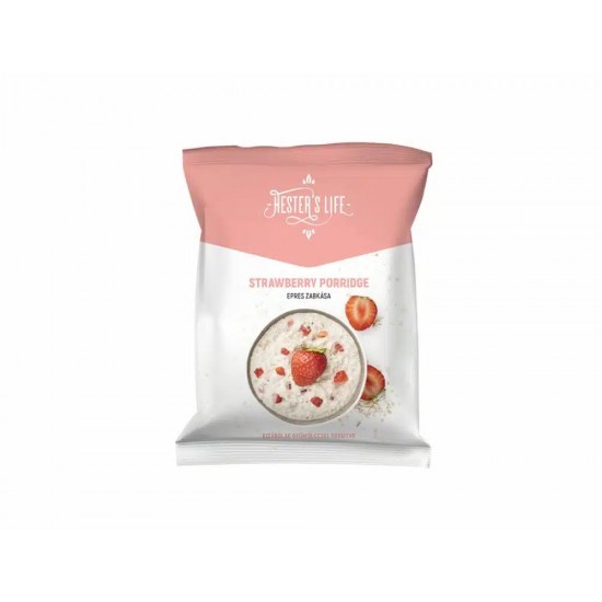 Terci de ovaz englezesc "Porridge" cu capsuni 50g ,,fara zahar, fara gluten” 