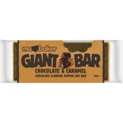 Baton din ovaz cu ciocolata belgiana si caramel 100g MA BAKER Baton din ovaz cu ciocolata belgiana si caramel 100g MA BAKER