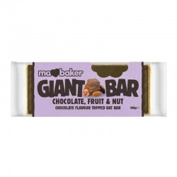 Baton din ovaz cu ciocolata belgiana, alune si fructe 100g Baton din ovaz cu ciocolata belgiana, alune si fructe 100g