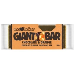 Baton din ovaz cu ciocolata belgiana si portocale 100g MA BAKER Baton din ovaz cu ciocolata belgiana si portocale 100g MA BAKER