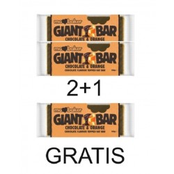PROMO 2+1 Baton din ovaz cu ciocolata belgiana si portocale 100g MA BAKER